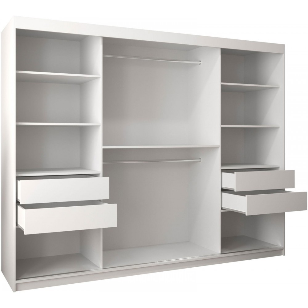 Ντουλάπα Spoti 250 Συρόμενη-Cashmere