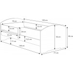 Παιδικό Κρεβάτι Belossi I-Princess -140 x 70-Χωρίς προστατευτικό