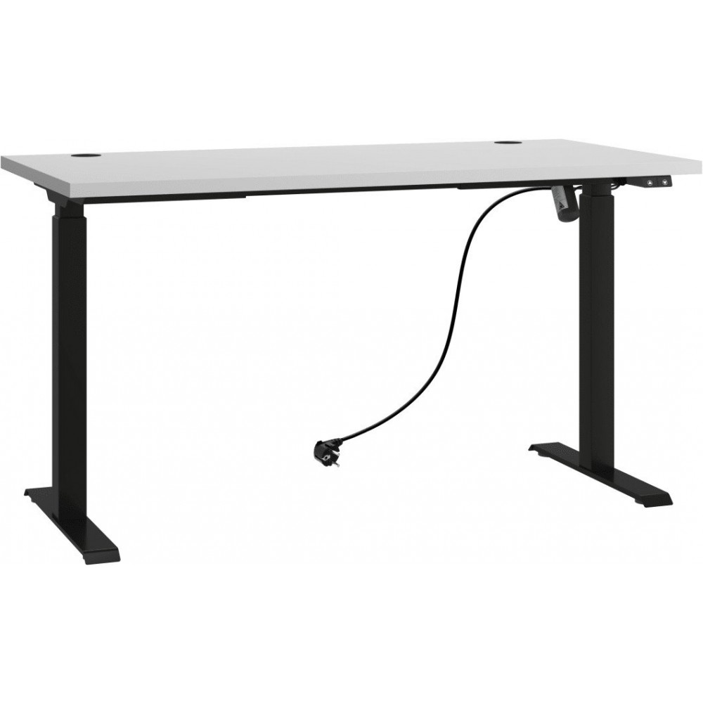 Γραφείο Malon με ρυθμιζόμενο ύψος-Γκρι 138x67x70
