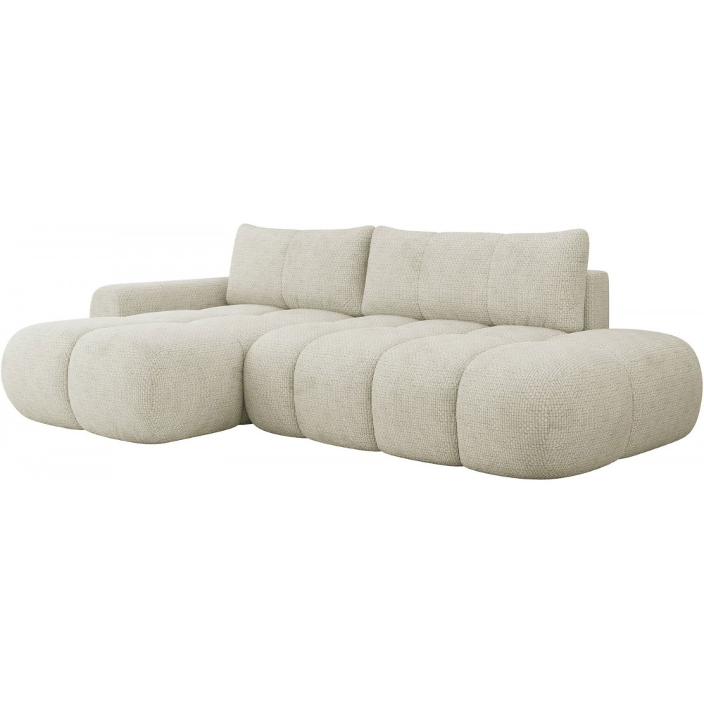 Γωνιακός καναπές Mitto I-Εκρού-Αριστερή