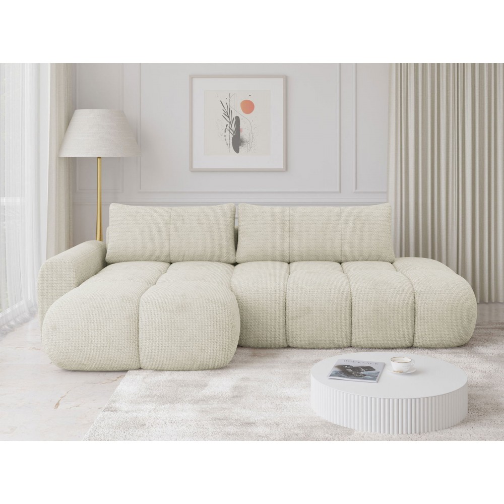 Γωνιακός καναπές Mitto I-Εκρού-Αριστερή