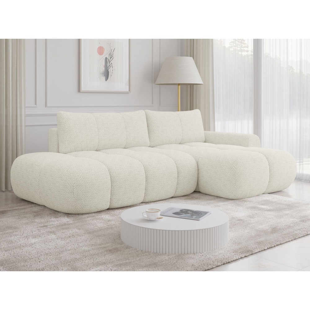 Γωνιακός καναπές Mitto I-Λευκό-Δεξιά