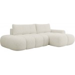 Γωνιακός καναπές Mitto I-Λευκό-Δεξιά