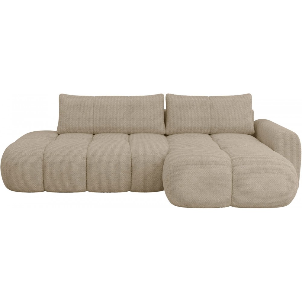 Γωνιακός καναπές Mitto I-Μπεζ-Δεξιά