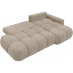 Γωνιακός καναπές Mitto I-Μπεζ-Δεξιά