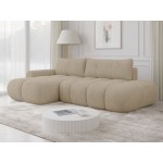 Γωνιακός καναπές Mitto I-Μπεζ-Αριστερή