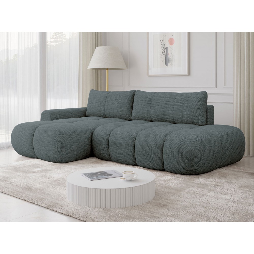 Γωνιακός καναπές Mitto I-Γκρι Σκούρο-Αριστερή