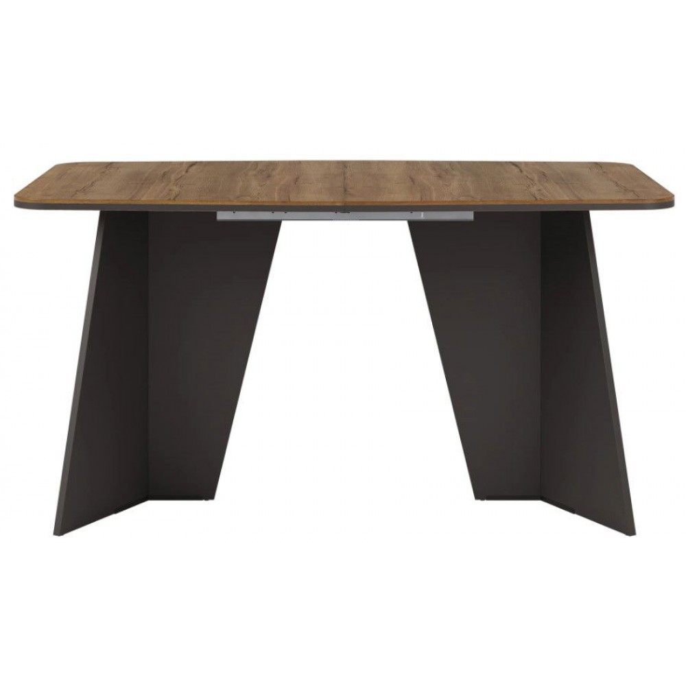 Τραπέζι Moneto Επεκτεινόμενο-Καφέ Σκούρο