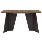 Τραπέζι Moneto Επεκτεινόμενο-Καφέ Σκούρο