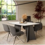 Τραπέζι Moneto Επεκτεινόμενο-Λευκό