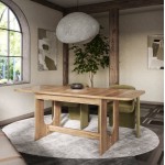 Τραπέζι Ratamo Επεκτεινόμενο-Φυσικό 140x90x78