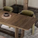 Τραπέζι Ratamo Επεκτεινόμενο-Καφέ Σκούρο