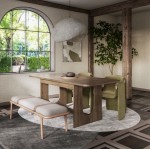 Τραπέζι Ratamo Επεκτεινόμενο-Καφέ Σκούρο