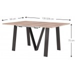 Τραπέζι Dilon Επεκτεινόμενο 130x90x75