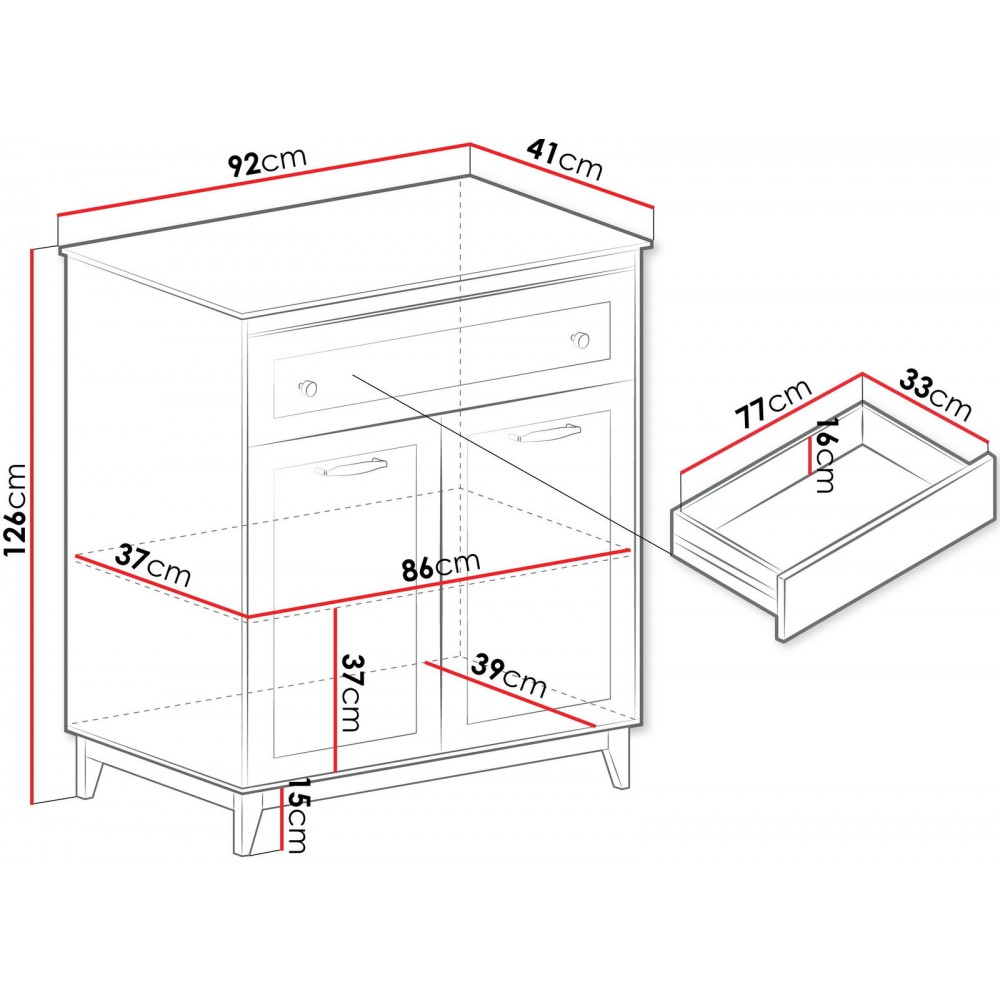 Μπουφές Wind SE04