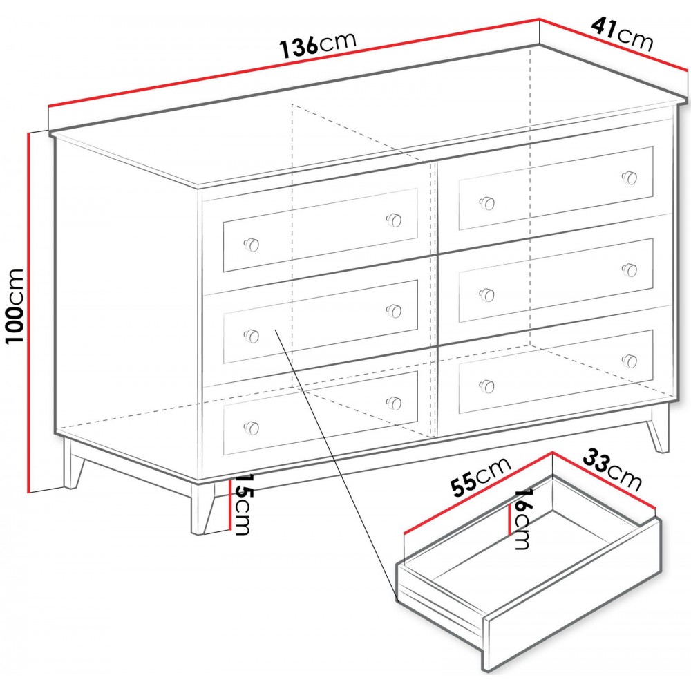 Μπουφές Wind SE03
