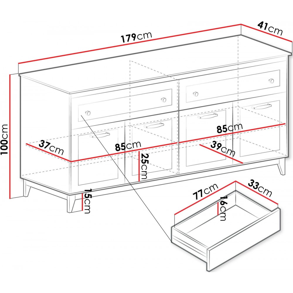 Μπουφές Wind SE02