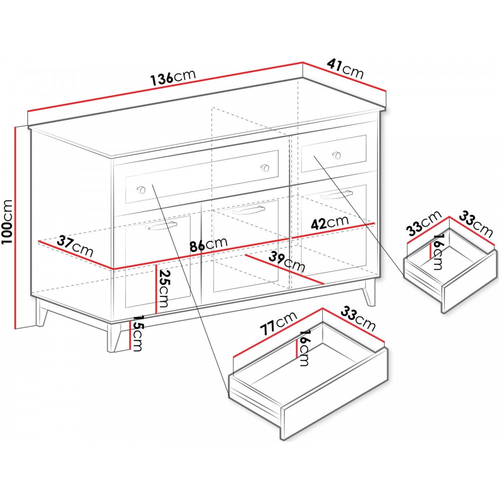 Μπουφές Wind SE01