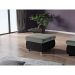 Πουφ Bangkok -Γκρι - Μαύρο