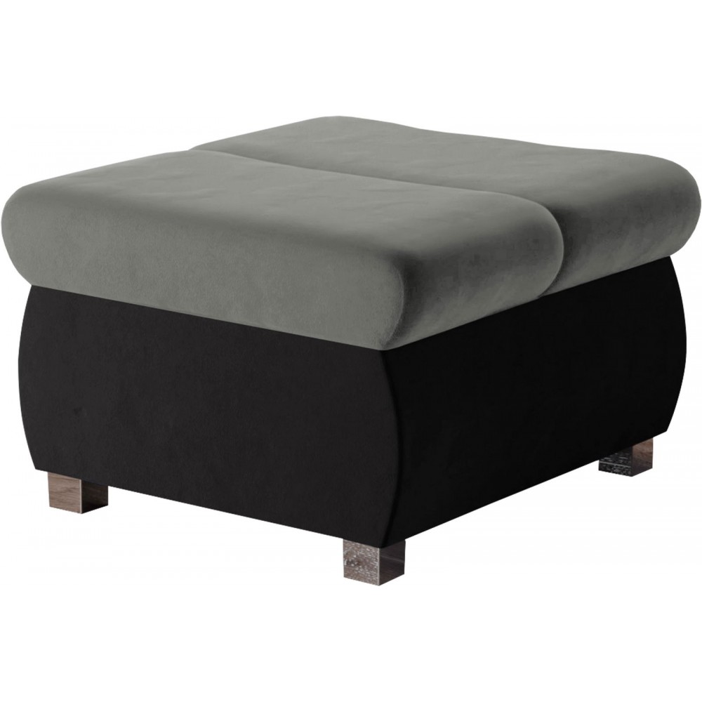 Πουφ Bangkok -Γκρι - Μαύρο