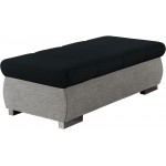 Πουφ Bangkok Plus-Μαύρο - Γκρι
