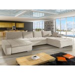 Γωνιακός καναπές Caro-Εκρού