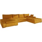 Γωνιακός καναπές Caro-Πορτοκαλί