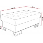 Πουφ Laris-Μπεζ