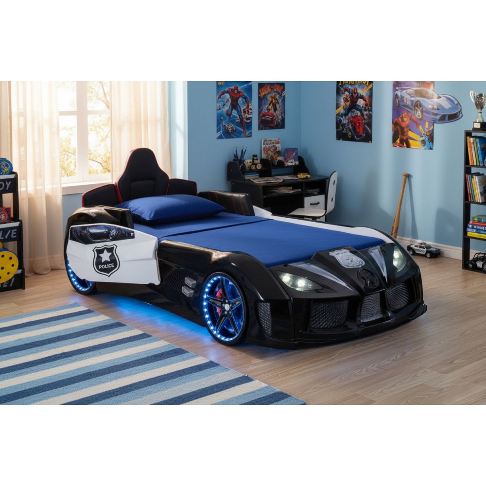 Παιδικό Κρεβάτι Police Racer LED