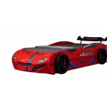 Παιδικό Κρεβάτι Turbo GT Duo-Κόκκινο