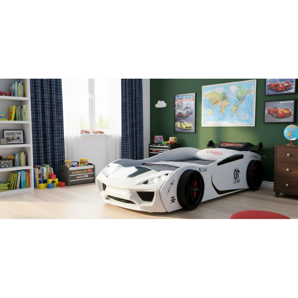 Παιδικό κρεβάτι Vento Eco Sportline-Λευκό
