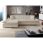 Γωνιακός καναπές Malwi-Εκρού-Αριστερή