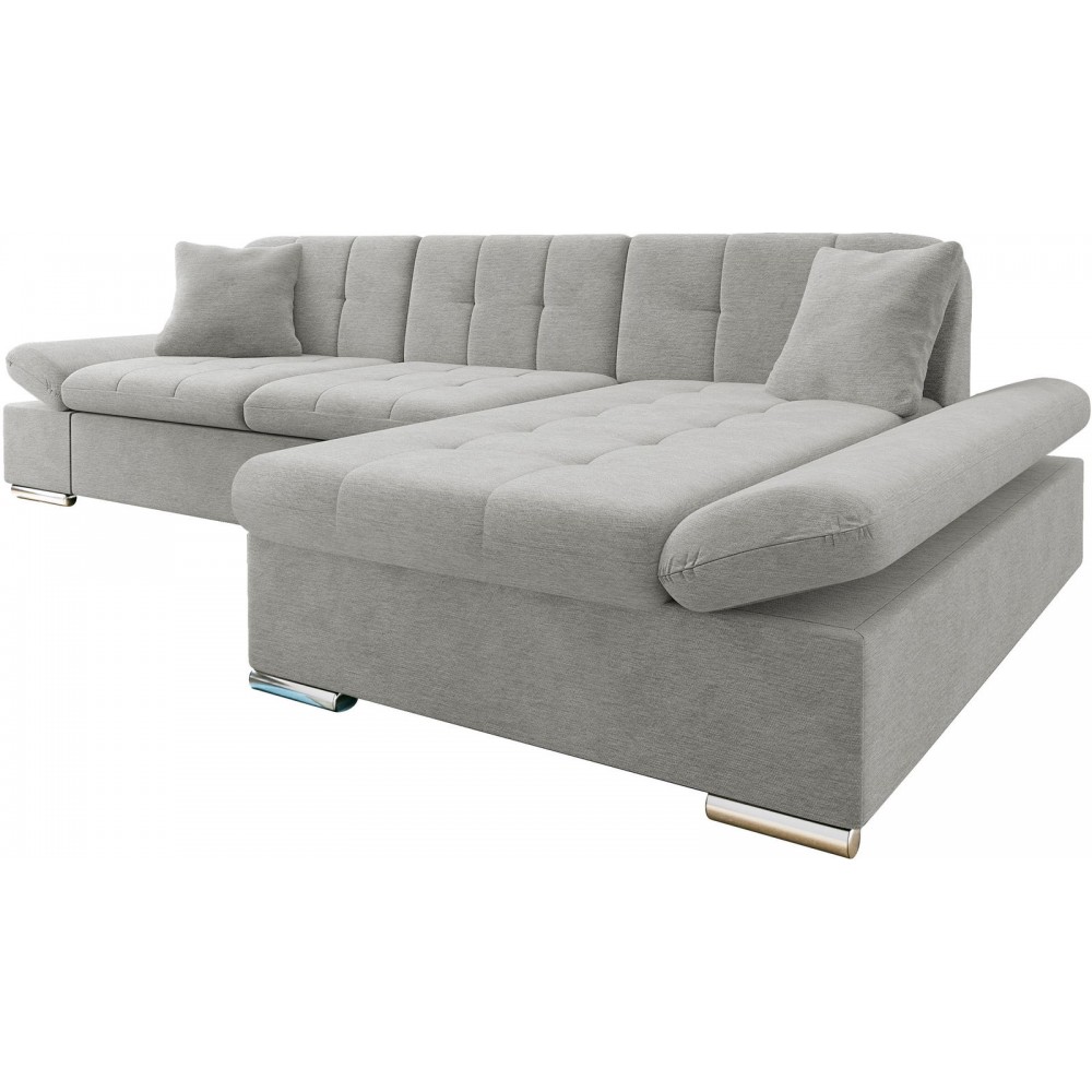 Γωνιακός καναπές Malwi-Γκρι Ανοιχτό-Δεξιά