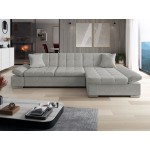 Γωνιακός καναπές Malwi-Γκρι Ανοιχτό-Δεξιά