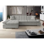 Γωνιακός καναπές Malwi-Γκρι Ανοιχτό-Αριστερή