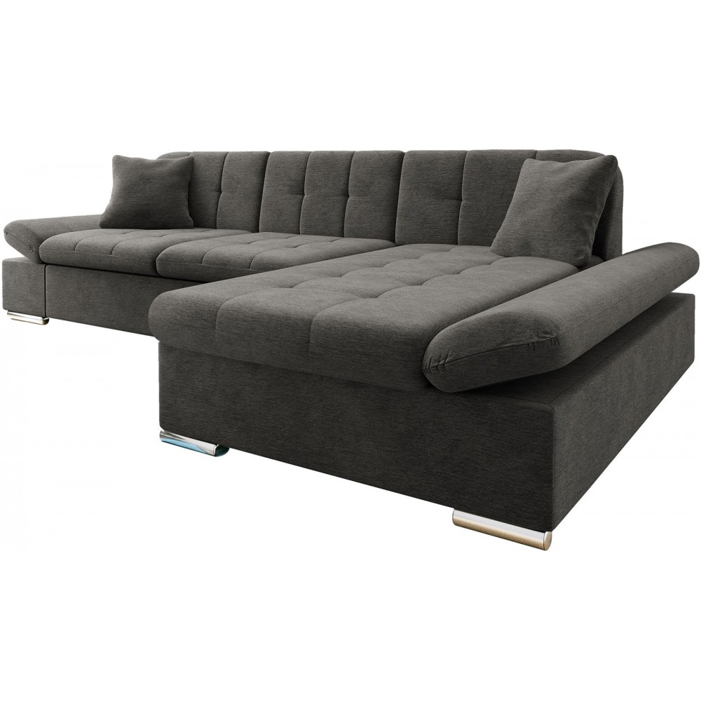 Γωνιακός καναπές Montana-Ανθρακί-Δεξιά