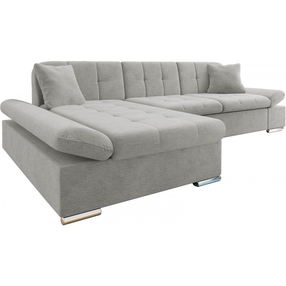 Γωνιακός καναπές Montana-Γκρι Ανοιχτό-Αριστερή