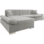 Γωνιακός καναπές Montana-Γκρι Ανοιχτό-Αριστερή