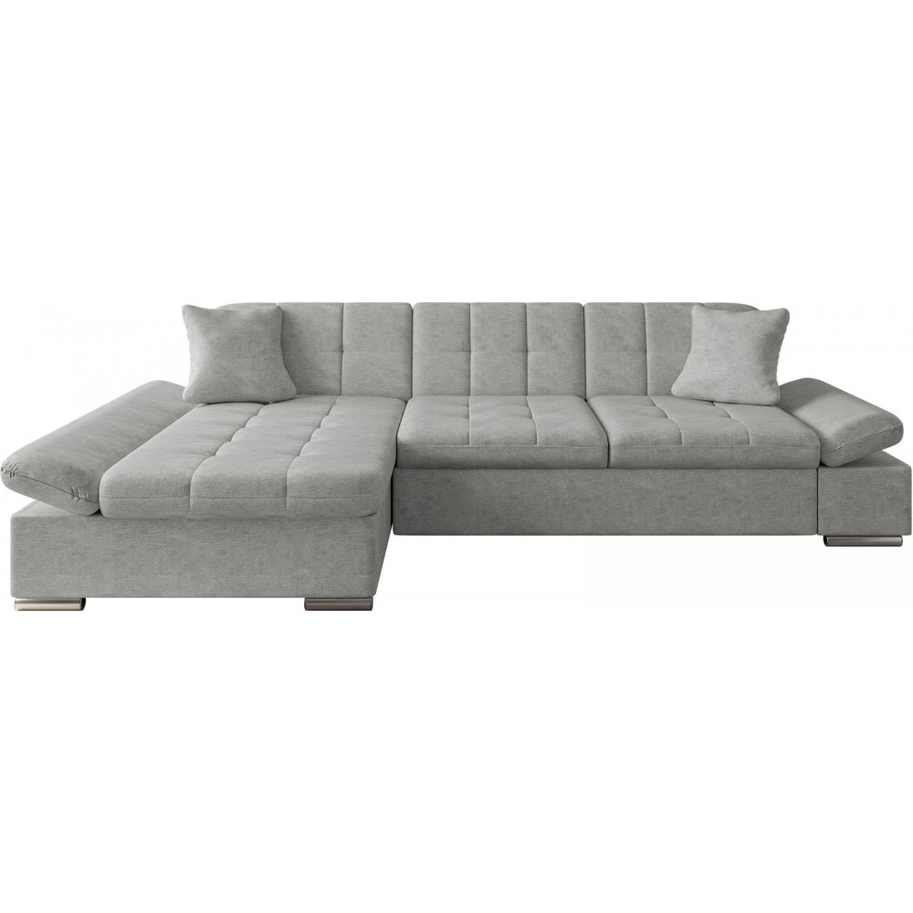 Γωνιακός καναπές Montana-Γκρι Ανοιχτό-Αριστερή