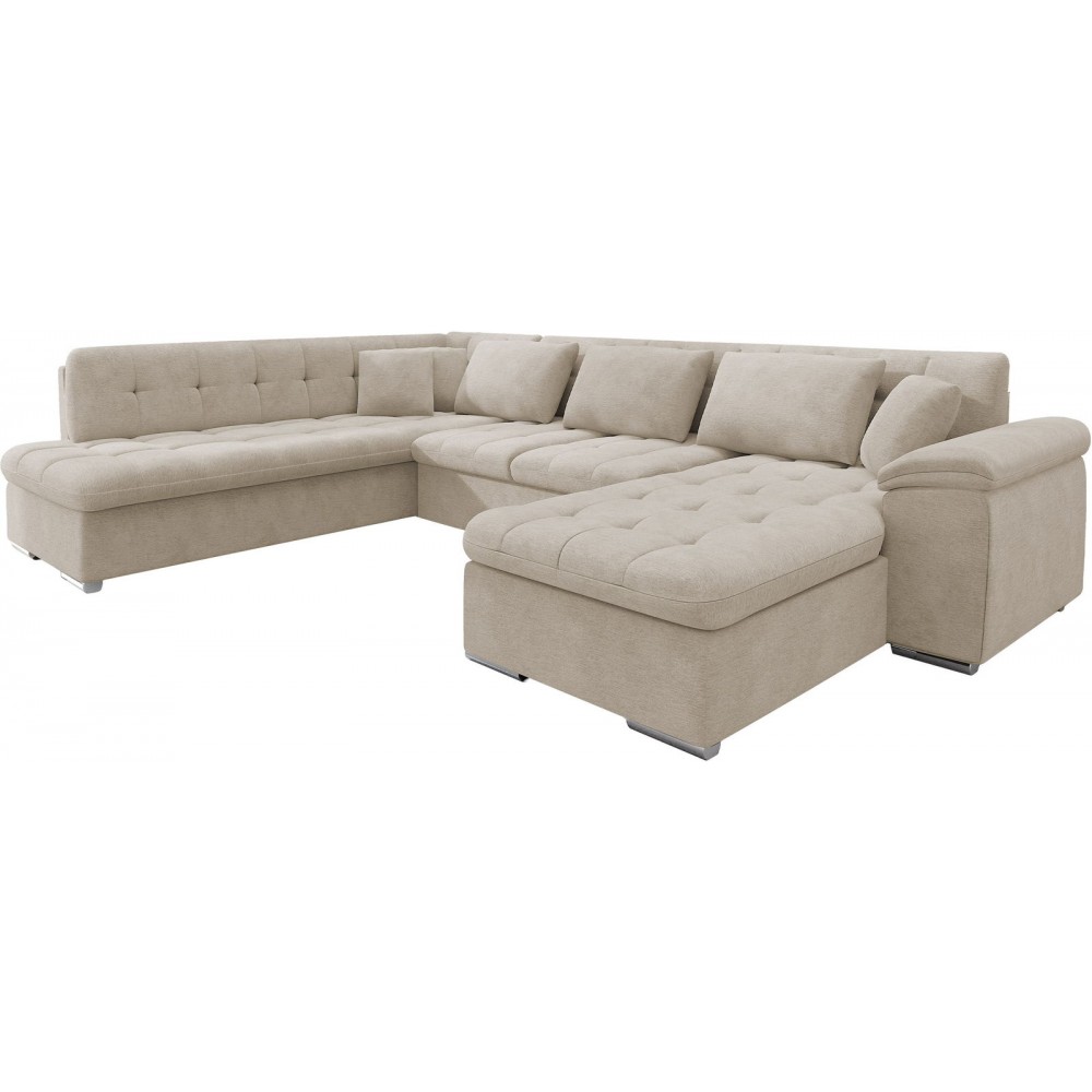 Γωνιακός καναπές Niko-Εκρού-Δεξιά