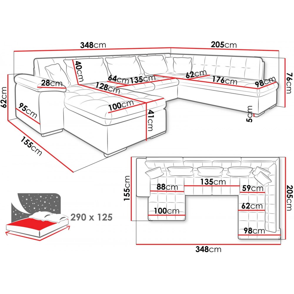 Γωνιακός καναπές Niko-Μουσταρδί-Δεξιά