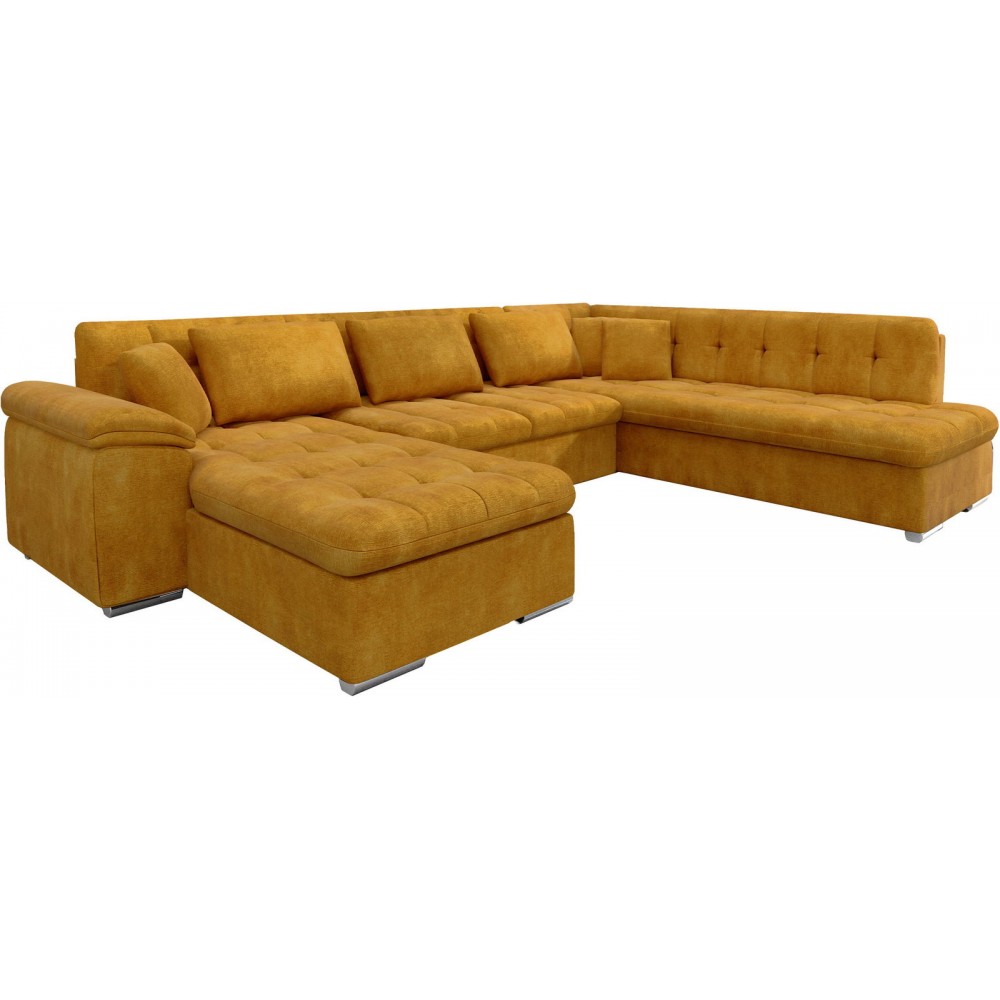 Γωνιακός καναπές Niko-Μουσταρδί-Αριστερή