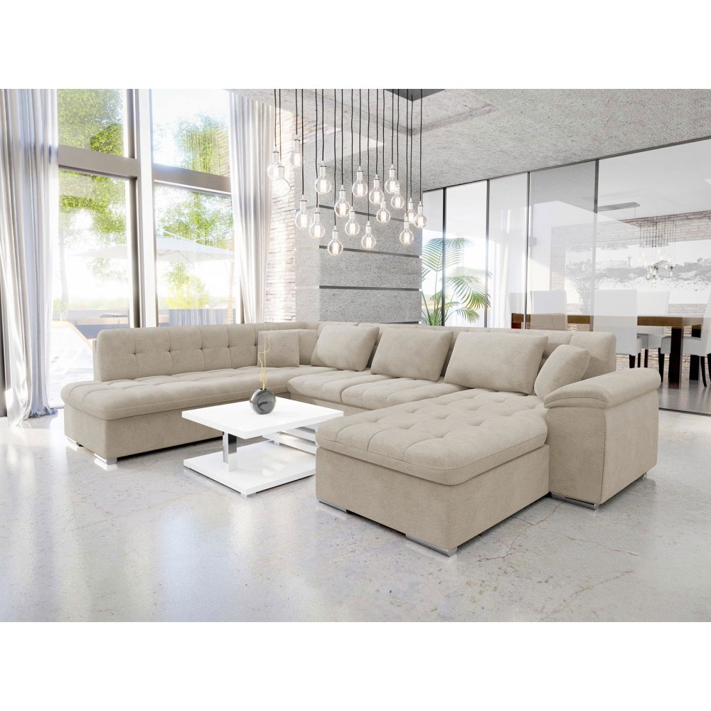 Γωνιακός καναπές Niko Bis-Εκρού-Δεξιά