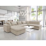 Γωνιακός καναπές Niko Bis-Εκρού-Αριστερή