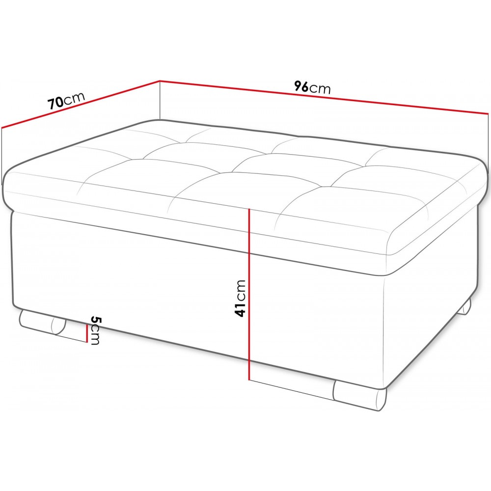 Πουφ Niko plus-Εκρού