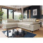 Γωνιακός καναπές Nord-Εκρού-Αριστερή