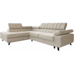 Γωνιακός καναπές Nord-Εκρού-Αριστερή