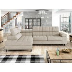 Γωνιακός καναπές Nord-Εκρού-Αριστερή