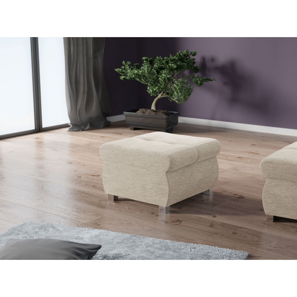 Πουφ Orkan -Εκρού