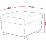 Πουφ Orkan -Εκρού